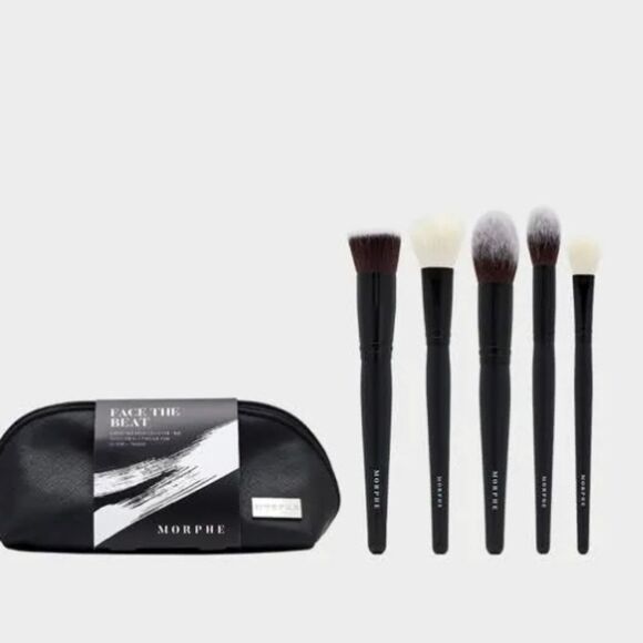Morphe Face The Beat 5-PC Brush Collection & Bag - Picture 7 of 11